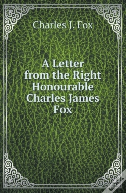 Capa do artigo A Letter From The Right Honourable Charles James Fox