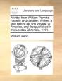 A Letter From William Penn To His Wife A - Preview