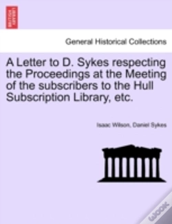 Capa do artigo A Letter To D. Sykes Respecting The Proc
