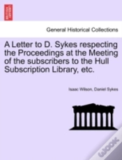 Capa do artigo A Letter To D. Sykes Respecting The Proc