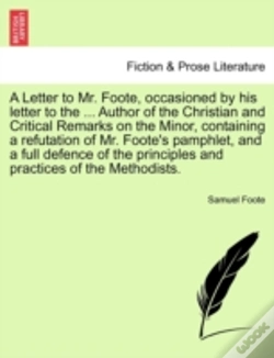 Capa do artigo A Letter To Mr. Foote, Occasioned By His
