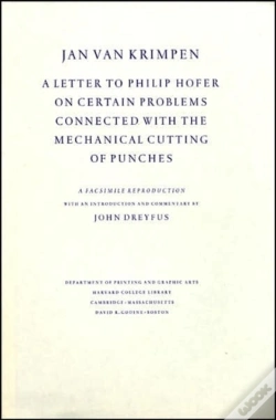 Capa do artigo A Letter To Philip Hofer On Certain Problems Connected With The Mechanical Cutting Of Punches
