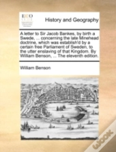 A Letter To Sir Jacob Bankes, By Birth A