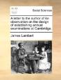 A Letter To The Author Of An Observation - Preview