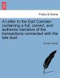 A Letter To The Earl Camden Containing A - Preview
