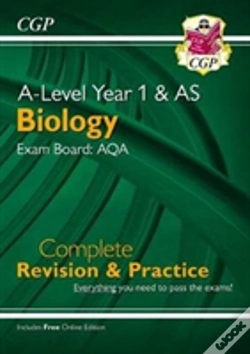 Capa do artigo A-Level Biology: Aqa Year 1 & As Complete Revision & Practice With Online Edition: For The 2025 And 2026 Exams