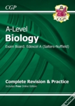 Capa do artigo A-Level Biology: Edexcel A Year 1 & 2 Complete Revision & Practice With Online Edition: For The 2025 And 2026 Exams