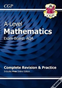 Capa do artigo A-Level Maths Aqa Complete Revision & Practice (With Online Edition & Video Solutions): For The 2025 And 2026 Exams