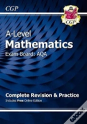 Capa do artigo A-Level Maths Aqa Complete Revision & Practice (With Online Edition & Video Solutions): For The 2025 And 2026 Exams