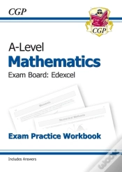 Capa do artigo A-Level Maths Edexcel Exam Practice Workbook (Includes Answers)