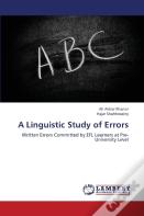 A Linguistic Study Of Errors