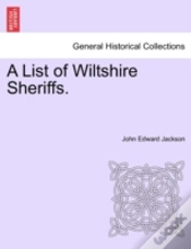 Capa do artigo A List Of Wiltshire Sheriffs.
