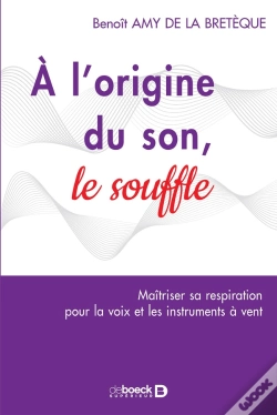 Capa do artigo À L'Origine Du Son, Le Souffle ; La Respiration Pour La Voix Et Les Instruments À Vent (2e Édition)