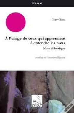 Capa do artigo À L'Usage De Ceux Qui Apprennent À Entendre Les Mots