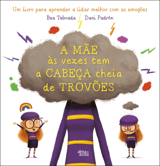 capa do livro A mãe às vezes tem a cabeça cheia de trovões