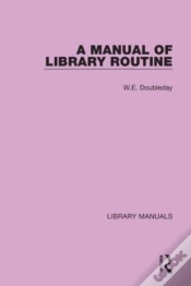 Capa do artigo A Manual Of Library Routine