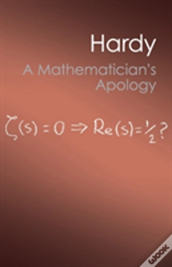 Capa do artigo A Mathematician'S Apology