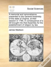 Capa do artigo A Memorial And Remonstrance, Presented T