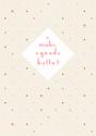 A Minha Agenda Bullet - Preview