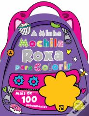 A Minha Mochila Roxa para Colorir
