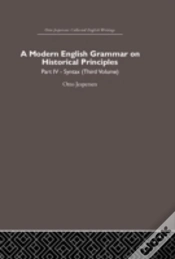 Capa do artigo A Modern English Grammar On Historical Principles