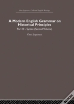 Capa do artigo A Modern English Grammar On Historical Principles