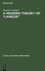 A Modern Theory Of "Langue" - Preview