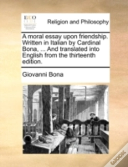 Capa do artigo A Moral Essay Upon Friendship. Written I