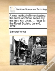 Capa do artigo A New Method Of Investigating The Sums O