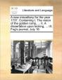 A New Miscellany For The Year 1737. Cont - Preview