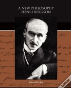 Capa do artigo A New Philosophy - Henri Bergson