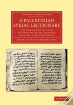 Capa do artigo A Palestinian Syriac Lectionary