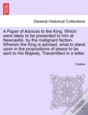 Capa do artigo A Paper Of Advices To The King. Which We