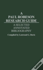 A Paul Robeson Research Guide