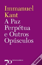 Capa do artigo A Paz Perpétua e Outros Opúsculos