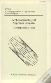 Capa do artigo A Phenomenological Approach To Syntax. The Propositional Frame