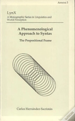 Capa do artigo A Phenomenological Approach To Syntax. The Propositional Frame