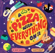A Pizza With Everything On It