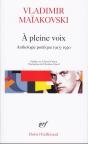 A Pleine Voix ; Anthologie Poetique 1915-1930 - Preview