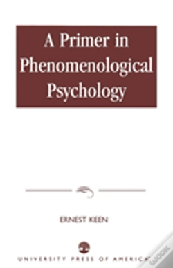 Capa do artigo A Primer In Phenomenological Psychology