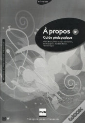Capa do artigo À Propos B1 ; Guide Pédagogique