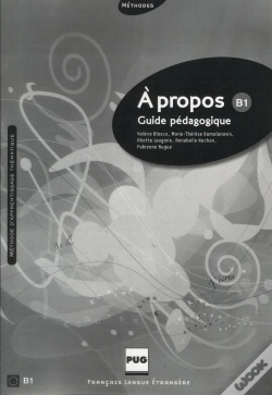 Capa do artigo À Propos B1 ; Guide Pédagogique