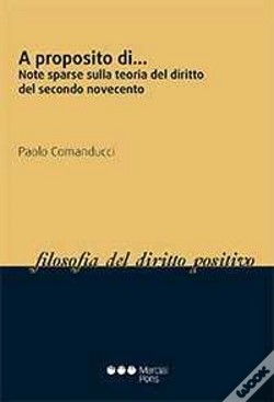 Capa do artigo A Proposito Di Note Sparse Sulla Teoria Diritto Secondo