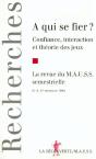 A Qui Se Fier? Revue Du Mauss N4 - Preview
