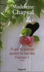 A Qui Tu Penses Quand Tu Me Fais L'Amour ? - Preview