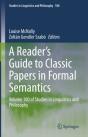 A Reader'S Guide To Classic Papers In Formal Semantics - Preview