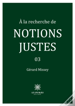 Capa do artigo A Recherche De Notions Justes
