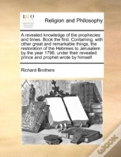Capa do artigo A Revealed Knowledge Of The Prophecies A
