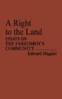 A Right To The Land - Preview