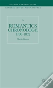 Capa do artigo A Romantics Chronology, 1780-1832
